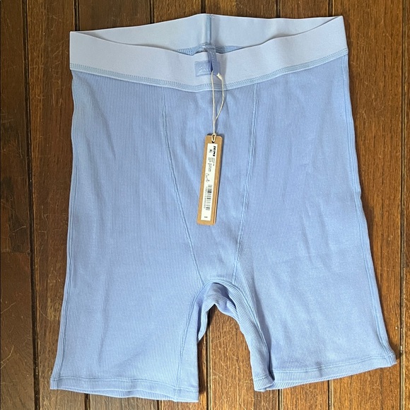SKIMS Other - SKIMS Ribbed Boxers in Blue Violet Size Medium NWT